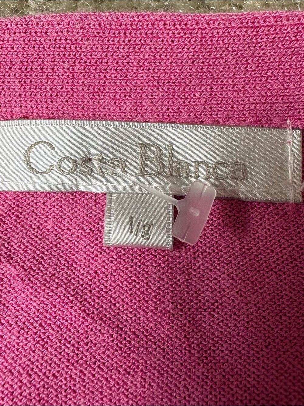Pink Ruffle Rose V-Neck Sweater Top - Picture 2 of 2